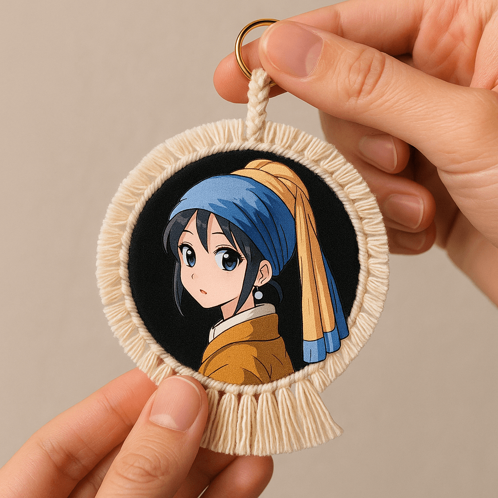AI image prompt – Anime-style Badge output image