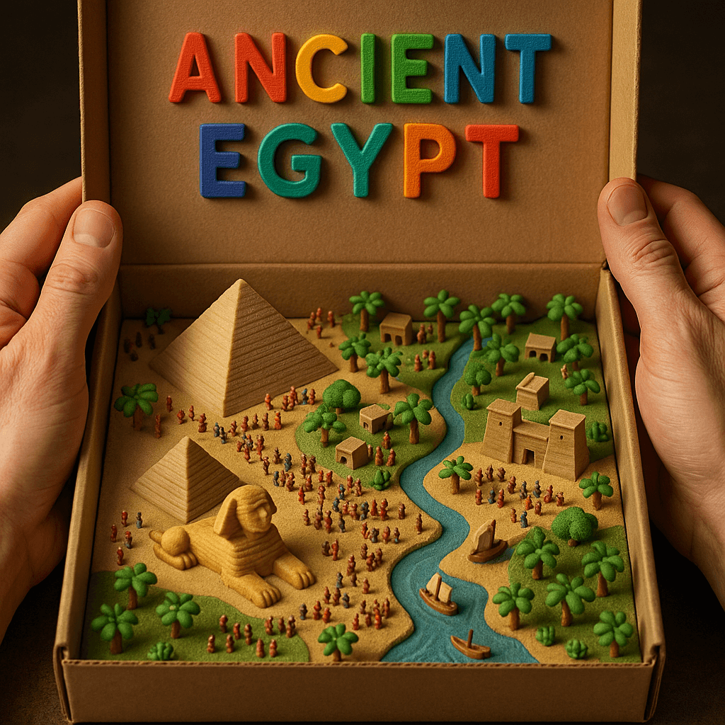 AI image prompt – Country Diorama in a Toy Box output image