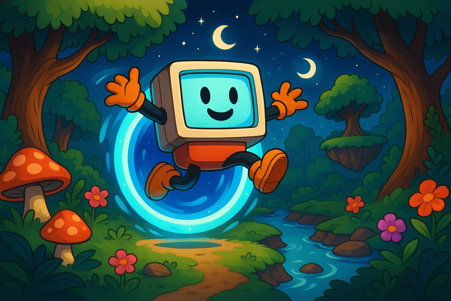 AI image prompt – Fantasy Cartoon Illustration output image