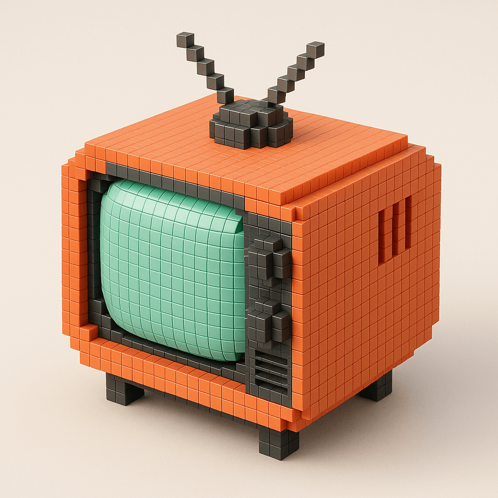 AI image prompt – Voxel Style 3D Icon Conversion output image