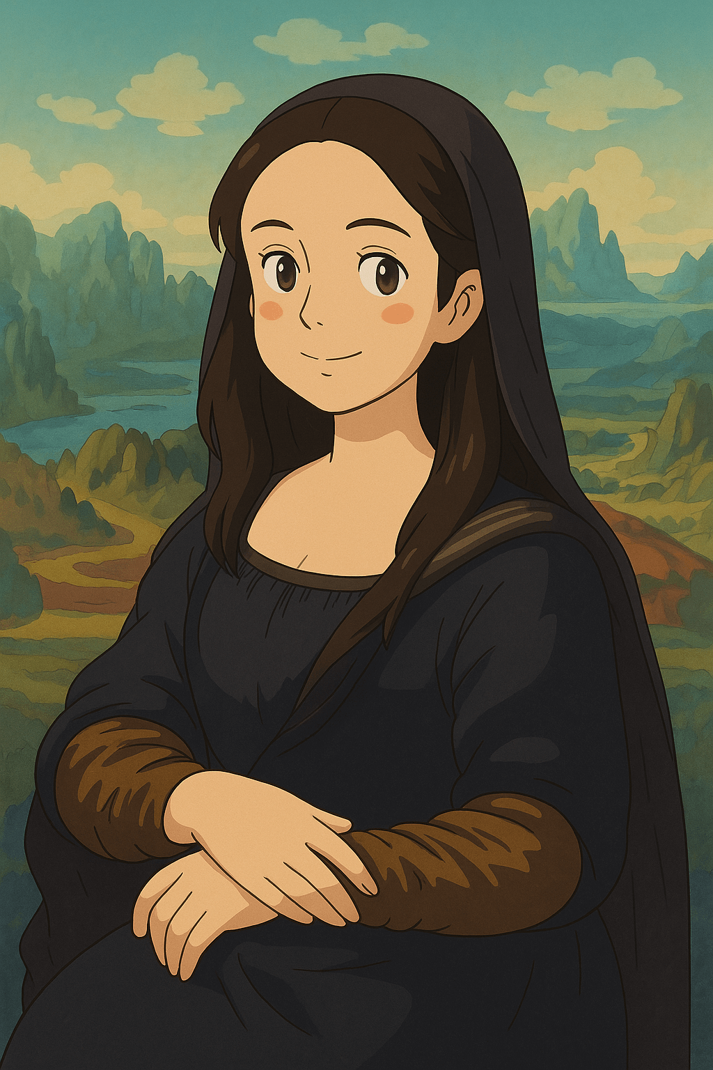 AI image prompt – Ghibli Style output image