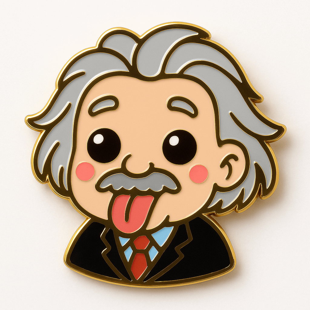 AI image prompt – Kawaii Enamel Pin output image