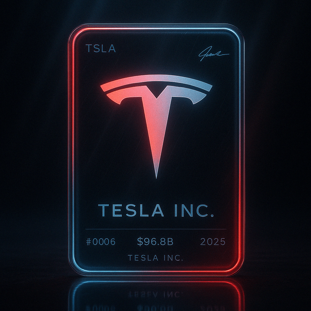 AI image prompt – Futuristic Logo Trading Card output image