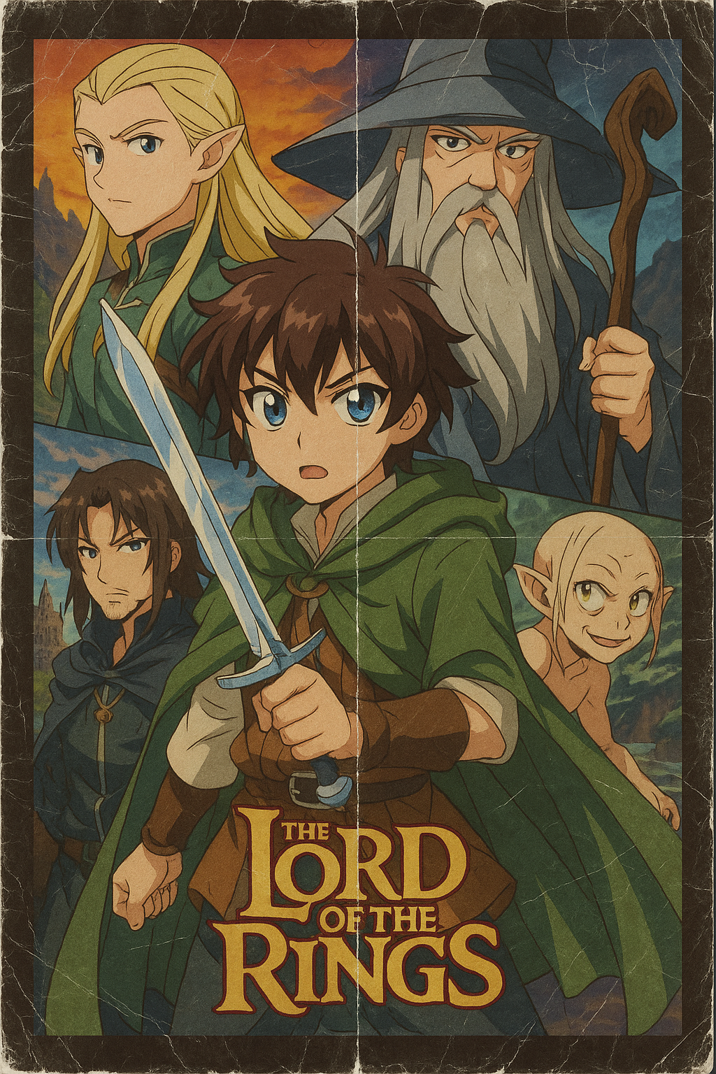 AI image prompt – Nostalgic Anime Film Poster output image