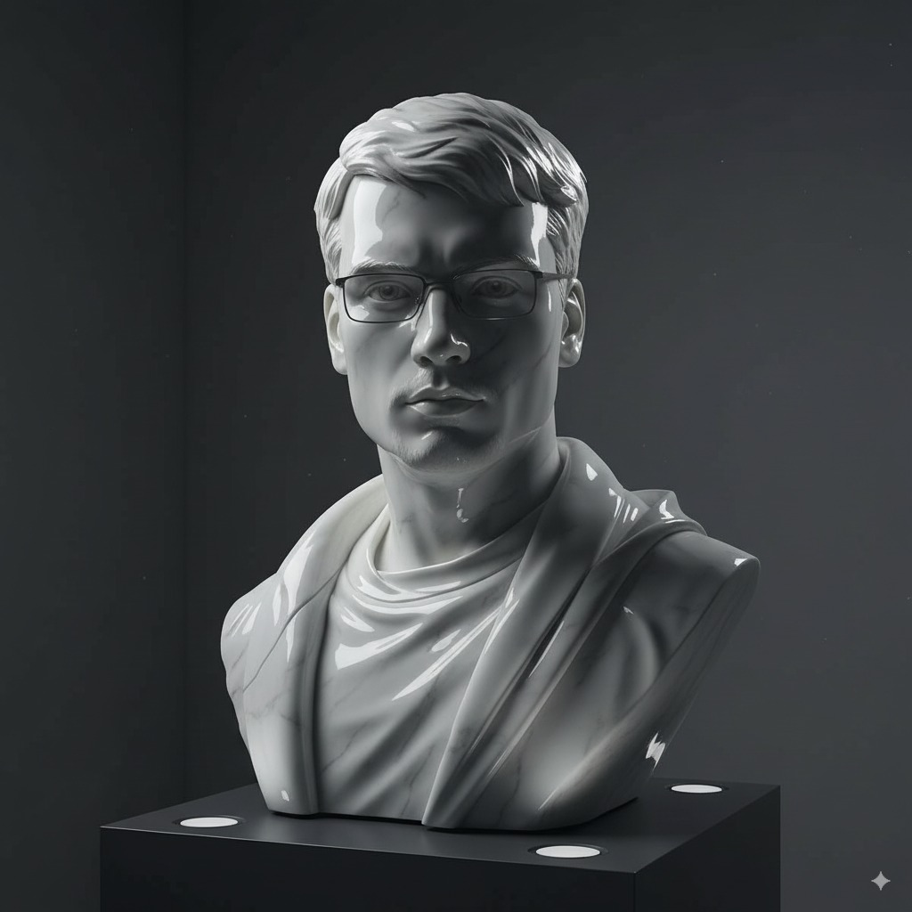 AI image prompt – Custom Marble Sculpture output image