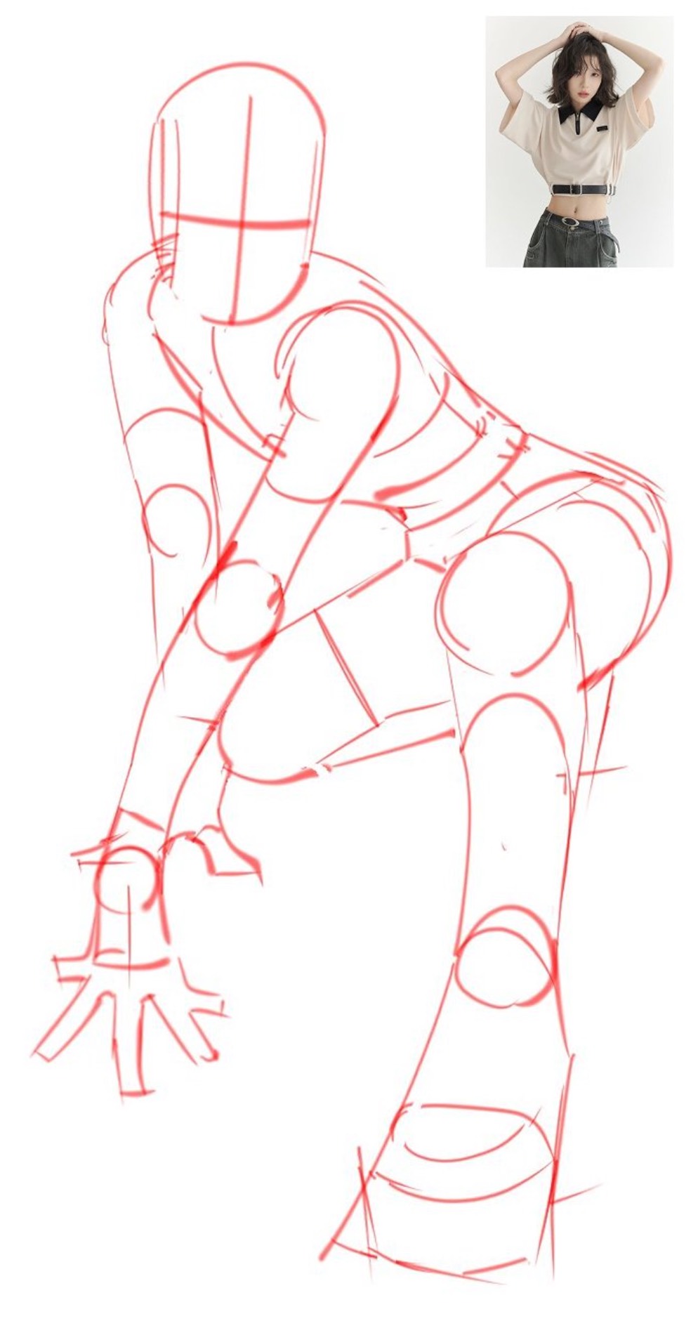 AI image prompt – Generate image from line drawing input reference