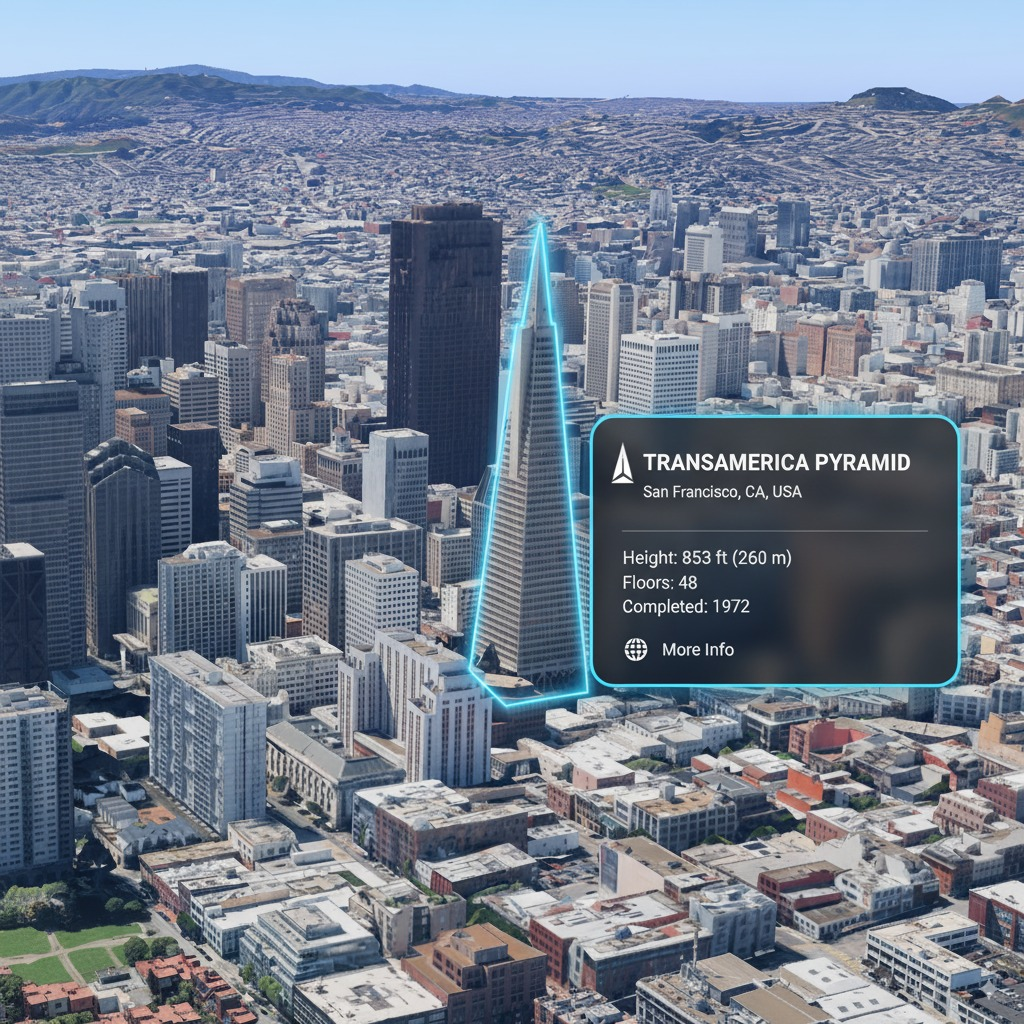 AI image prompt – Real World AR Information output image