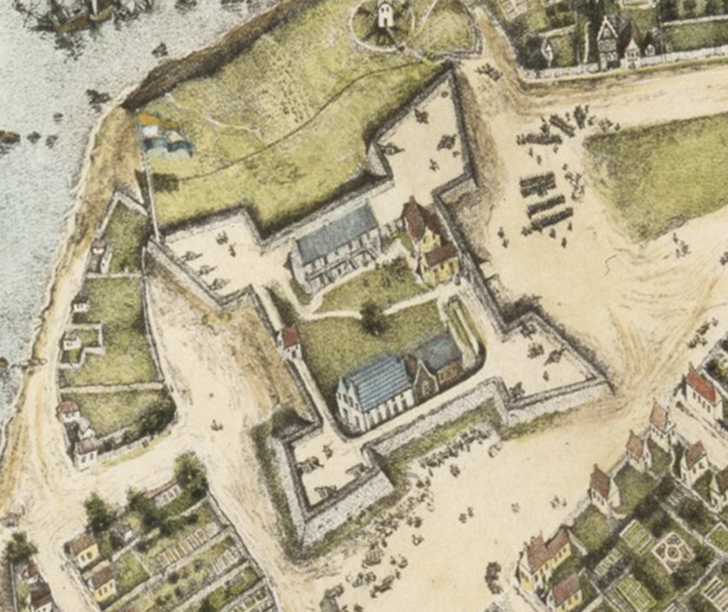 AI image prompt – Ancient Map → Historical Scene Photo input reference