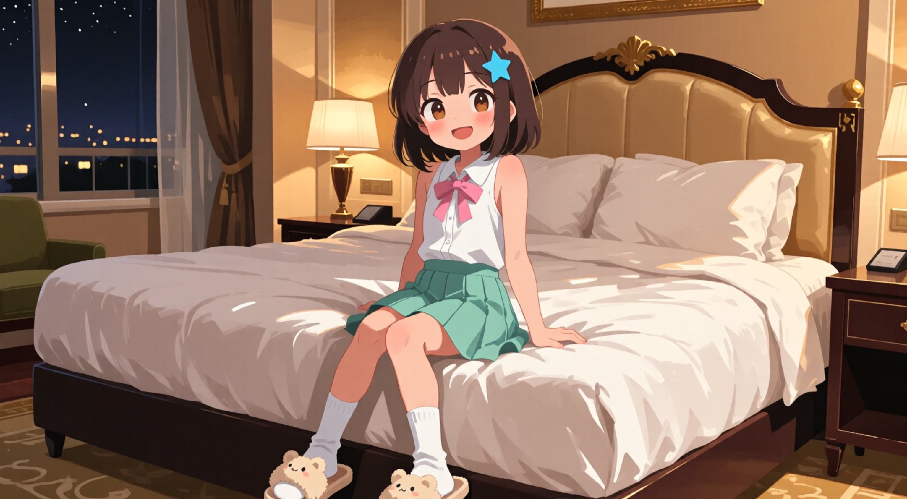 AI image prompt – Place Anime Statue in Real Life input reference