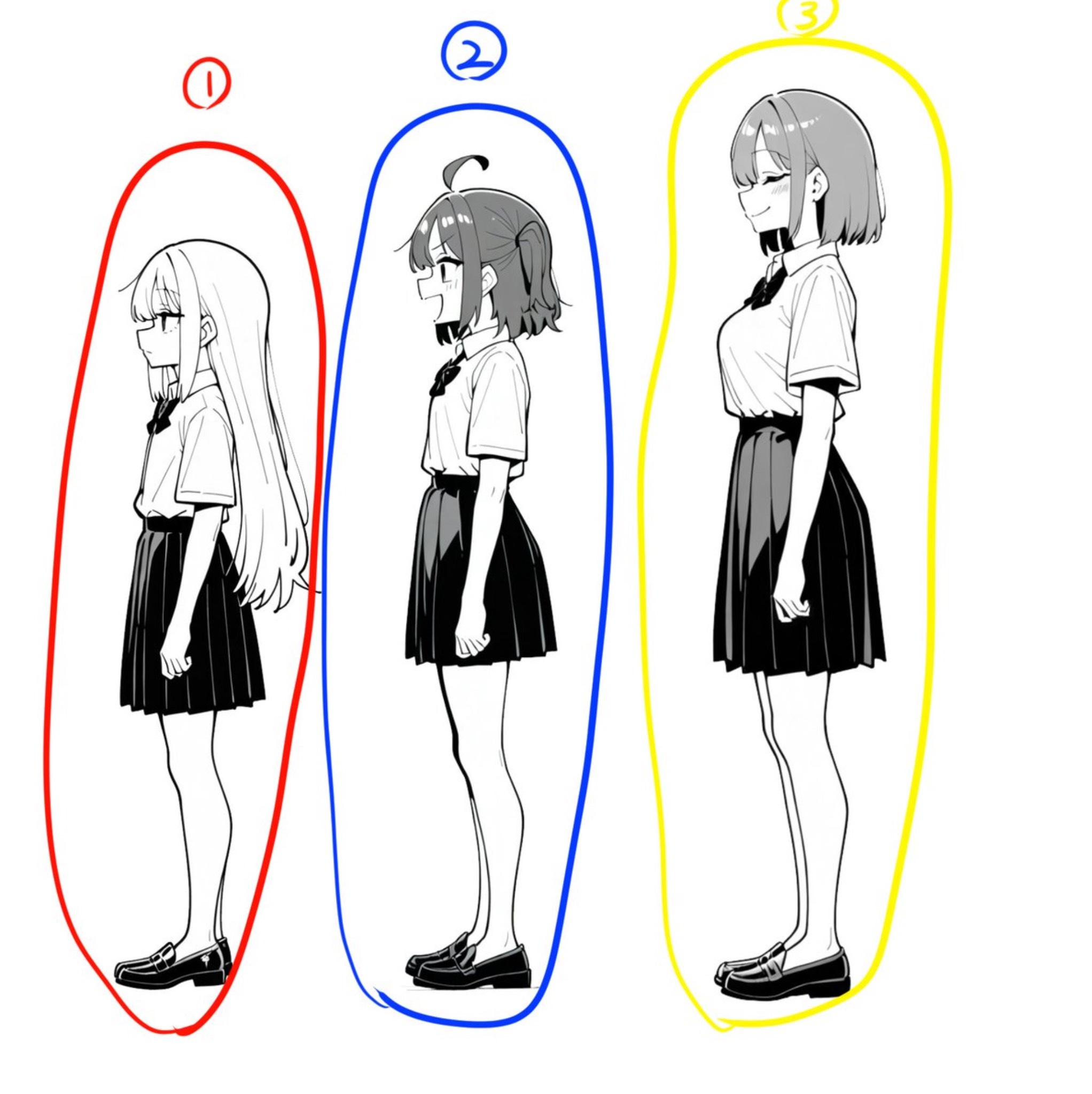AI image prompt – Manga Composition input reference