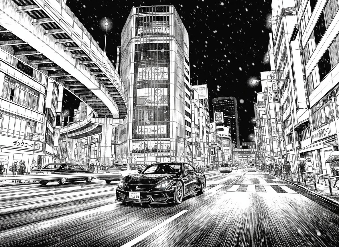 AI image prompt – Manga Style Conversion output image