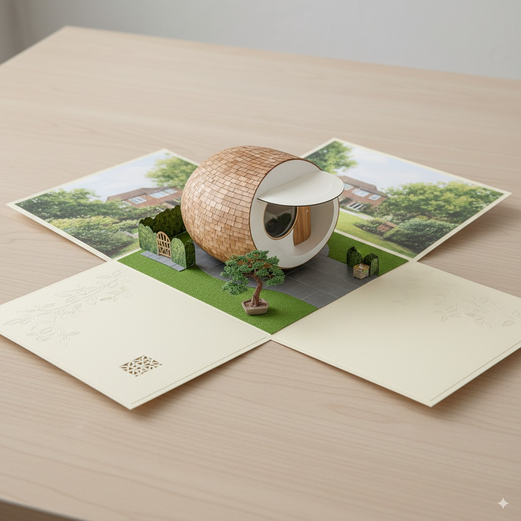 AI image prompt – Scene A6 Folding Card output image