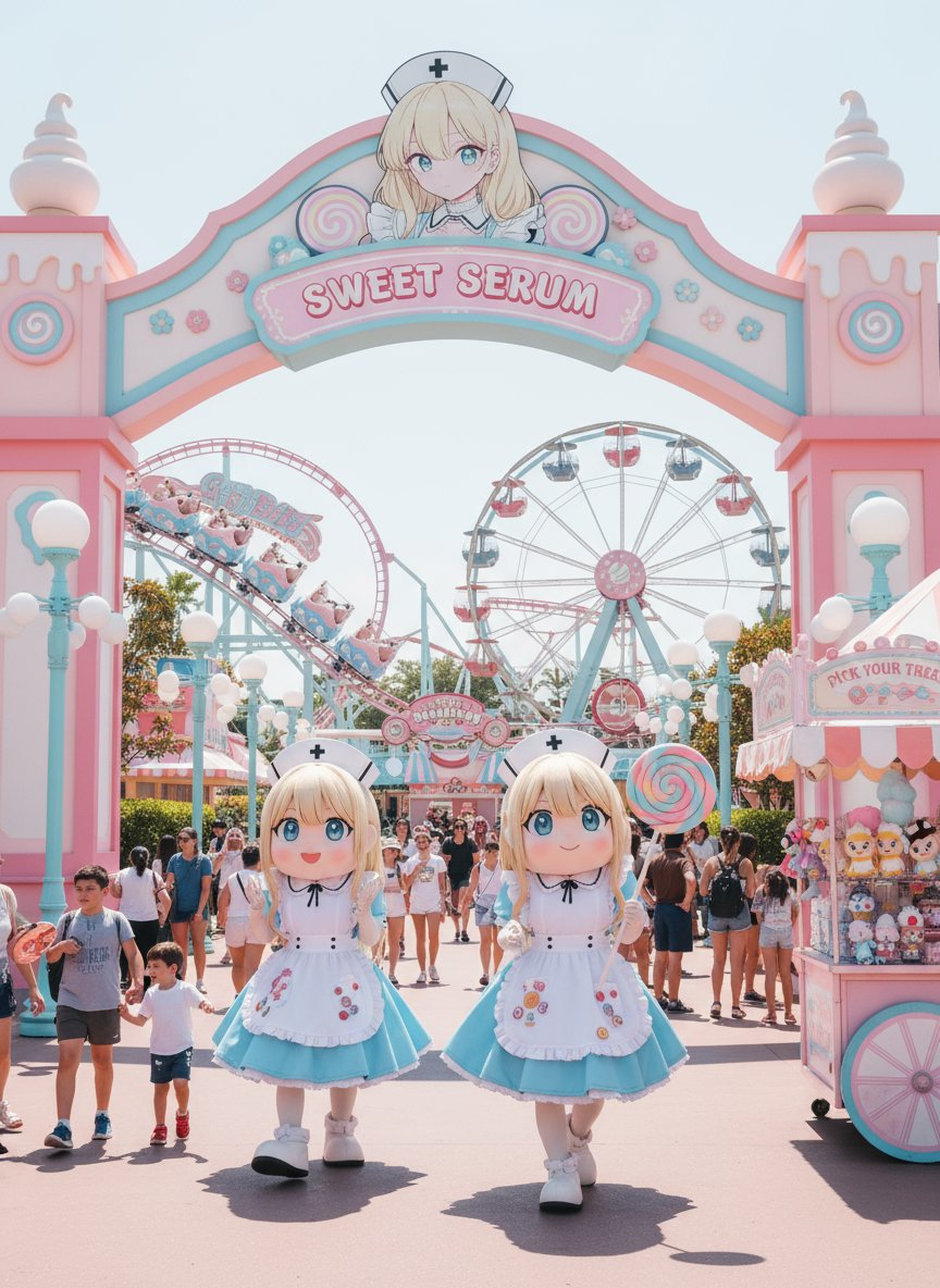 AI image prompt – Custom Theme Park output image
